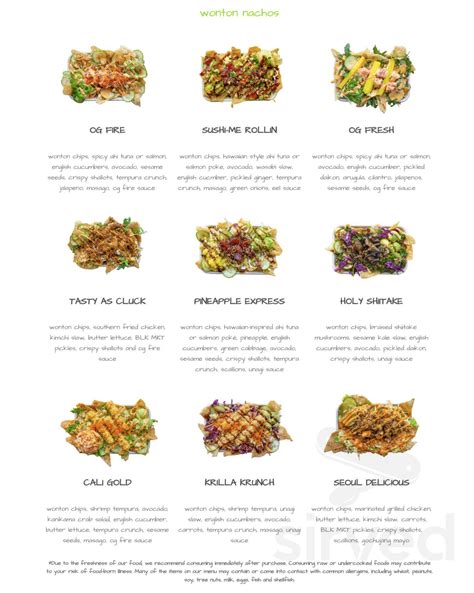 BLK MKT Eats menu in St. Louis, Missouri, USA