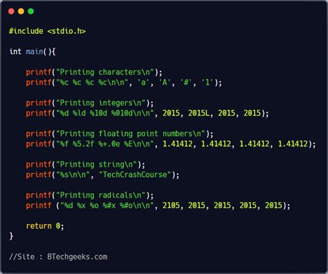 Scanf Function In C Printf And Scanf Function In C Programming