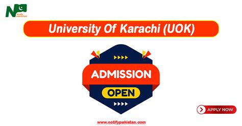 University Of Karachi Uok Admission 2024 Online Apply For Phd Degree Programs Notify Pakistan