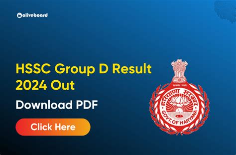 Hssc Group D Result 2024 Out Haryana Cet Result Download