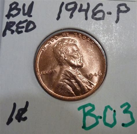 P Gem Bu Red Lincoln Wheat Cent B For Sale Buy Now Online