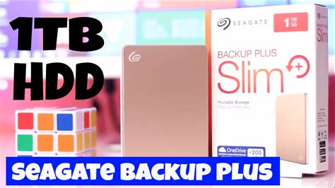 Seagate Backup Plus Slim Portable Drive Unboxing And First Impressions Gadgets Technical Youtube