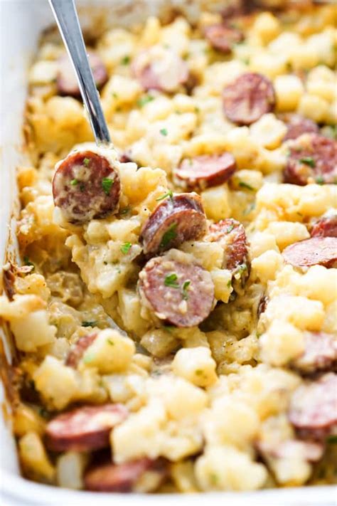 Potato Casserole With Andouille Sausage Joyous Apron