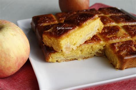 Moelleux aux pommes et caramel au beurre salé Moelleux aux pommes