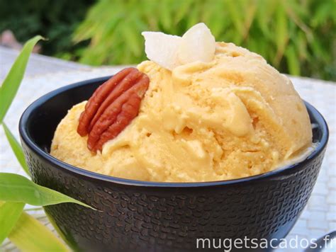 Recette D Une Glace La Mangue Onctueuse Riche En Fruit Et Sans