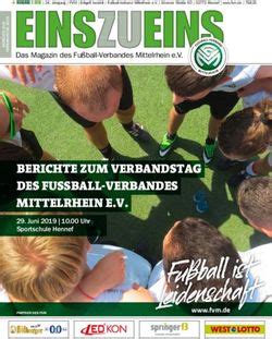 BERICHTE ZUM VERBANDSTAG DES FUSSBALL VERBANDES MITTELRHEIN E V