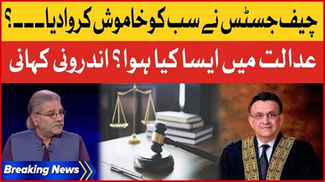 Chief Justice Umar Ata Bandial In Action Court Inside Report Tajzia