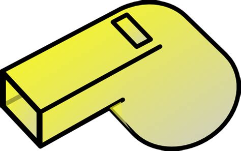 Yellow Whistle Clip Art At Vector Clip Art Online Royalty