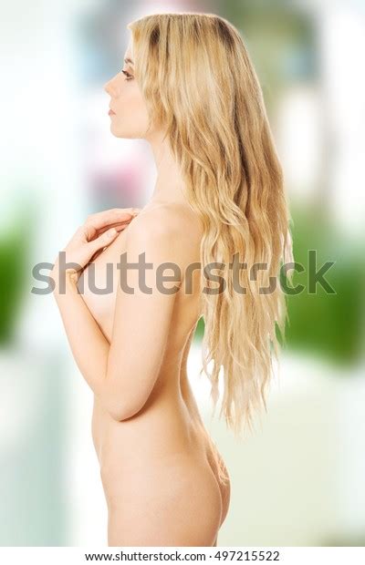 Naked Woman Touching Her Breast Stock Photo 497215522 Shutterstock