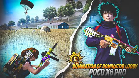 Dominating Domination Lobby 💥🔥 Poco X6 Pro💛 Smooth 90 Fps 3