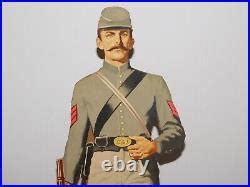 Vintage 1861-1961 Confederate Soldier Csa Cardboard 29 Johnny Reb Store ...