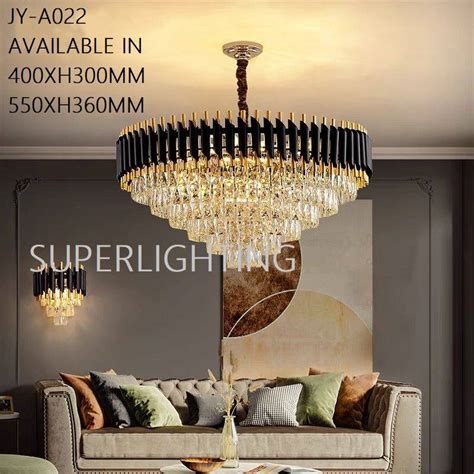 Lampu Chandelier Kristal Murah K9 Crystal Pendant Lamp Ready Stock Part 3