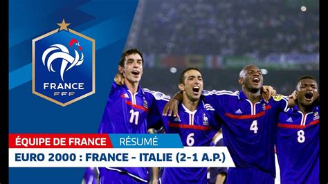 Résumé FRANCE ITALIE Finale EURO 2000 HD TF1 vlr eng br