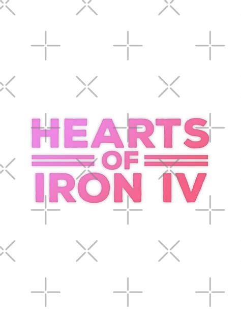 Hearts Of Iron Iv Rose Pink Logo Metal Print For Sale By Jaront Redbubble