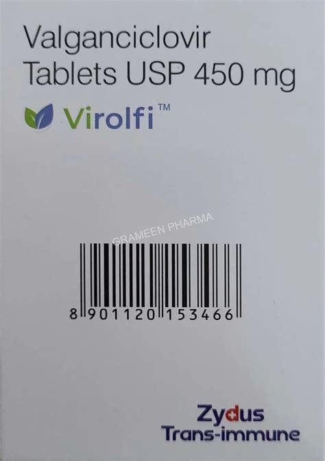 Virolfi Mg Valgancyclovir Tablets At Rs Stripe Opera House