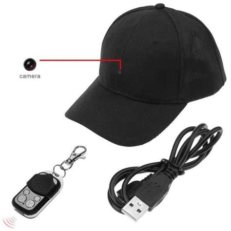 Casquette De Cam Ra Cach E D Espion Hd P Pour Enregistreur Vid O