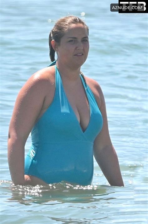 Jacqueline Jossa Sexy Seen Flaunting Her Bikini Body Wearing A One Piece Swimsuit In Marbella