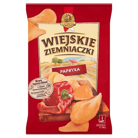 Wiejskie Ziemniaczki Chipsy Ziemniaczane O Smaku Paprykowym G