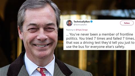 People Are Not Taking Nigel Farages Announcement Hell Return To