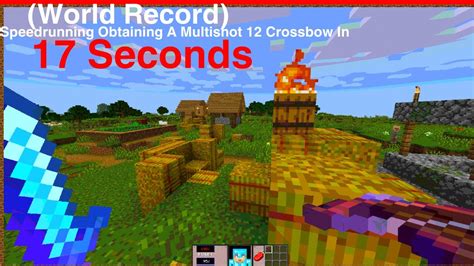 World Record Speedrunning Obtaining A Multishot 12 Crossbow In