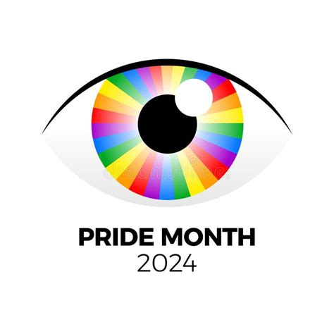 Concepto Del Mes Del Orgullo Bandera Arco Iris De Libertad Desfile Gay Anual De Verano