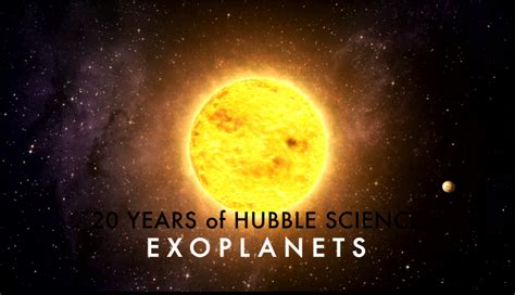 20 Years Of Hubble Science Exoplanet Exploration Planets Beyond Our