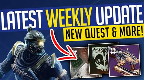 Destiny 2 LATEST WEEKLY UPDATE NEW Quest Banner Weapons Emblem