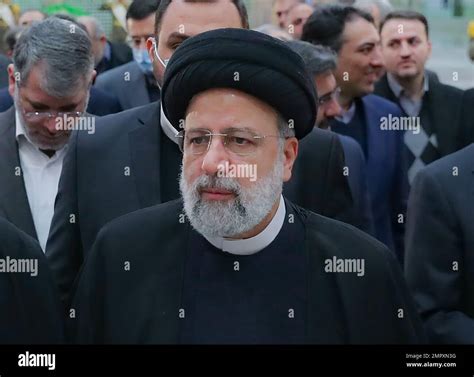 Tehran Iran 31st Jan 2023 Iranian President Ebrahim Raisi Attends A