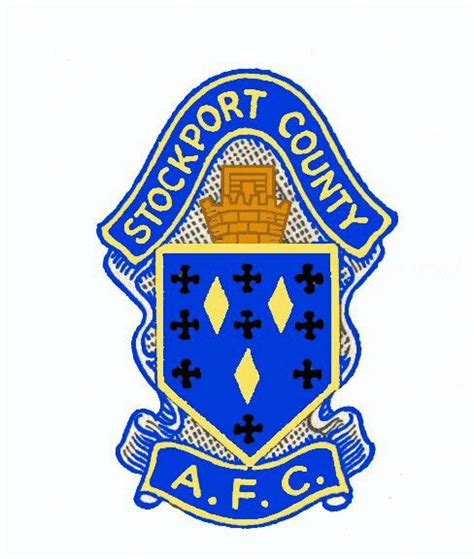 Stockport County Crest Counties Of England Stockport Football Club