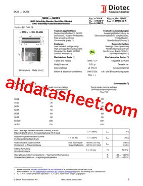 Sk Datasheet Pdf Diotec Semiconductor