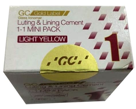 Gc Gold Label Luting Lining Cement At Rs Box Glass Ionomer