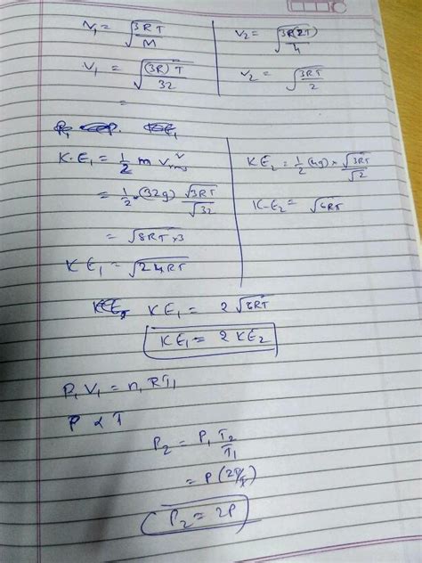 A Vessel X Contains 1 Mole Of O2 Gas Molar Mass 32 A Temperature And