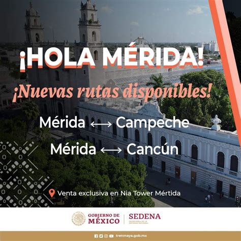 Boletos Del Tren Maya En M Rida Horarios De Salida Y Tiempo De