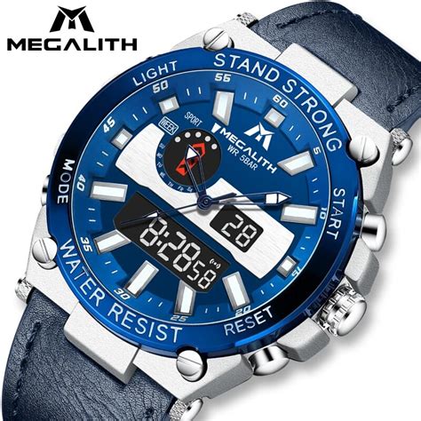 Megalith Reloj Deportivo Multifunci N Para Hombre Cron Grafo De Cuarzo