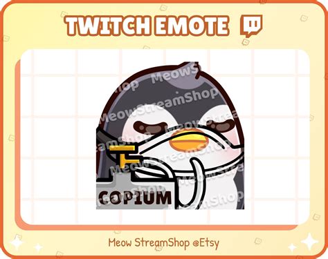 Twitch Emote Cute Penguin Copium Emotes Cute Penguin Emote For