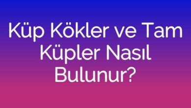 K P K Kler Ve Tam K Pler Nas L Bulunur Hikmet Dokumac