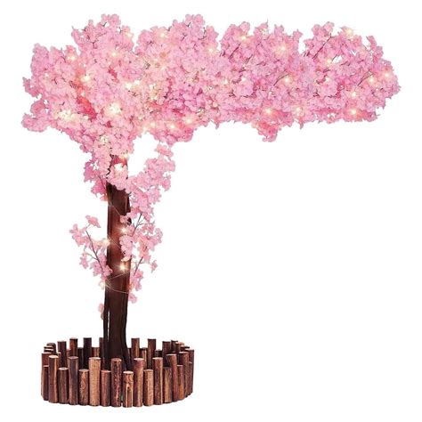 Artificial Cherry Tree Fake Cherry Tree Indoor Home Decoration Faux