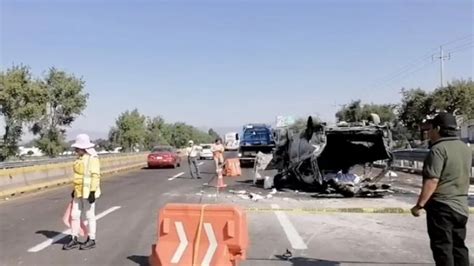 Mueren Madre E Hijo En Accidente En Autopista México Puebla Periódico Am