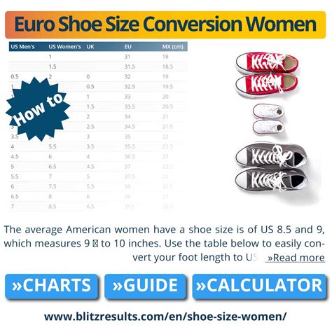 Euro Shoe Size To Us Women S Conversion Charts And Faq