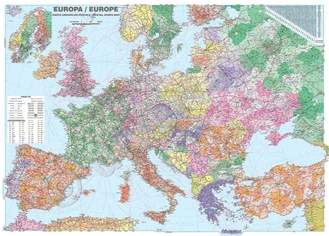 Harta Rutiera A Europei Detaliata Harta