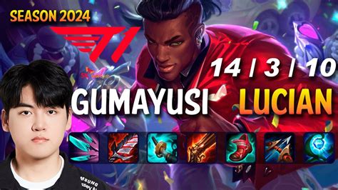 T Gumayusi Lucian Vs Kai Sa Adc Patch Kr Ranked Challenger