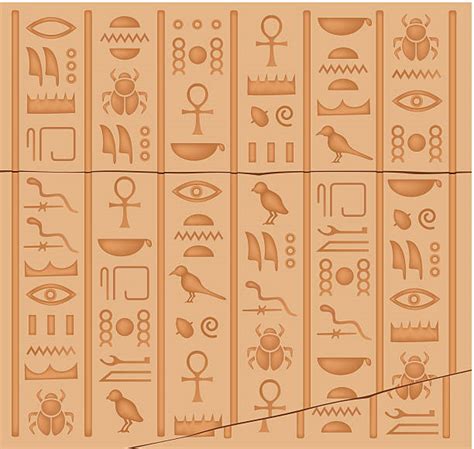 Egyptian Hieroglyphics Illustrations Royalty Free Vector Graphics