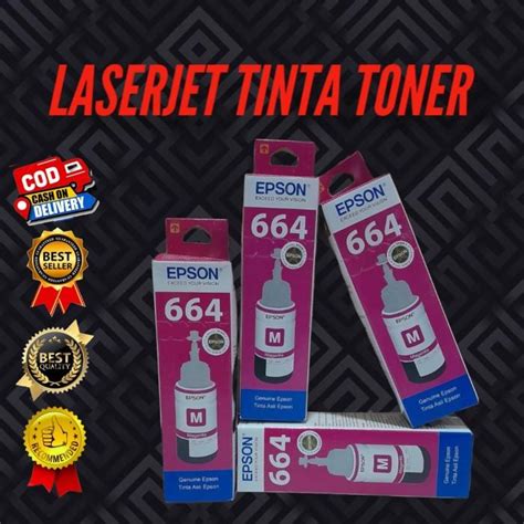 Jual Toner Tinta Epson 664 Varian Color Premium Shopee Indonesia