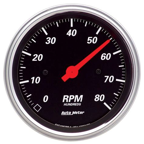 Autometer Tachometer Designer Black Rpm Electri