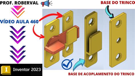 Aula 460 Modelamento da Base de Fixação e Base do Acoplamento do