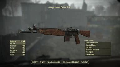 M72 Gauss And Battle Rifle Vanilla At Fallout 4 Nexus Mods And