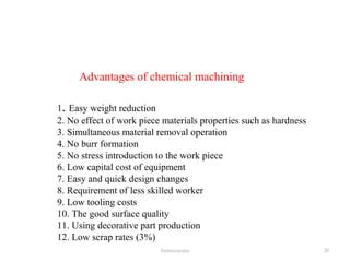 Chemical Machining Ppt