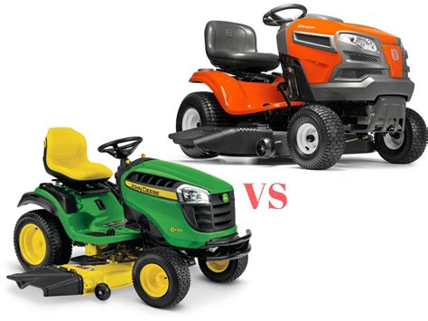 Husqvarna Vs John Deere Riding Lawn Mower Comparison