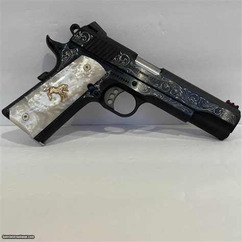 COLT O1970CCS COMPETITION 45 ACP CUSTOM HAND ENGRAVED