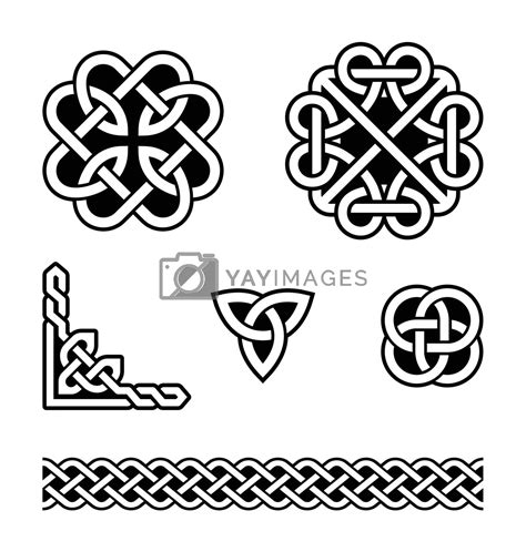 Celtic knots patterns - vector by RedKoala Vectors & Illustrations with ...